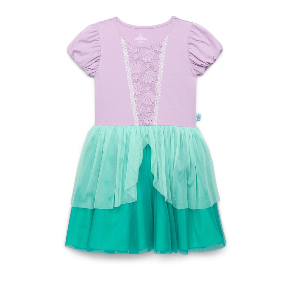 Disney Purple and Teal Princess Girls Dress
